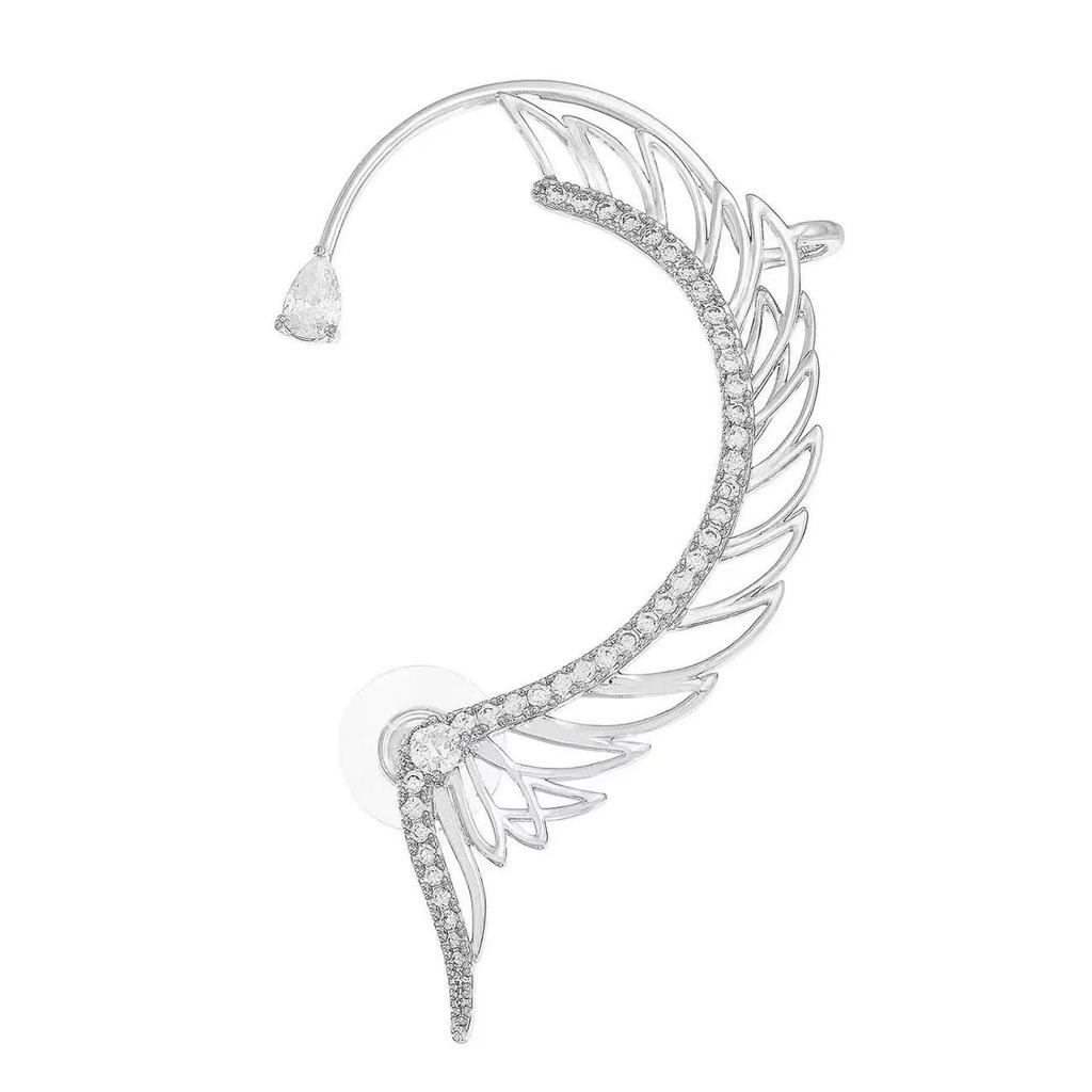 European Angel Wing Ear Cuff: Stylish, Unique Ear Clip Earring with Cool Design and Versatile Personality.