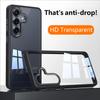 Metal Lens Frame Case For For Samsung Galaxy S26 S25 Edge S24 Ultra Plus Shockproof Transparent Acrylic Hard Back Cover Funda