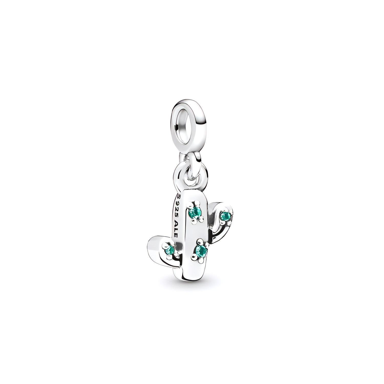 Pandora My Cute Cactus Charm Silver Unisex Charm 798372NRG Silver