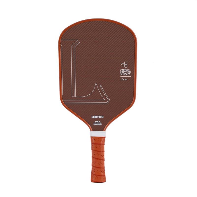 Professional Paddle Racket Pickleball Squash Heat-Pressed Kevlar Carbon Fiber Matte Textured Grip Tournament Grade
