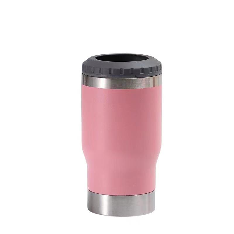 14oz Vacuum Insulated Car Cup with Bottle Opener - Double-Layer Ice Cooler Beer Mug