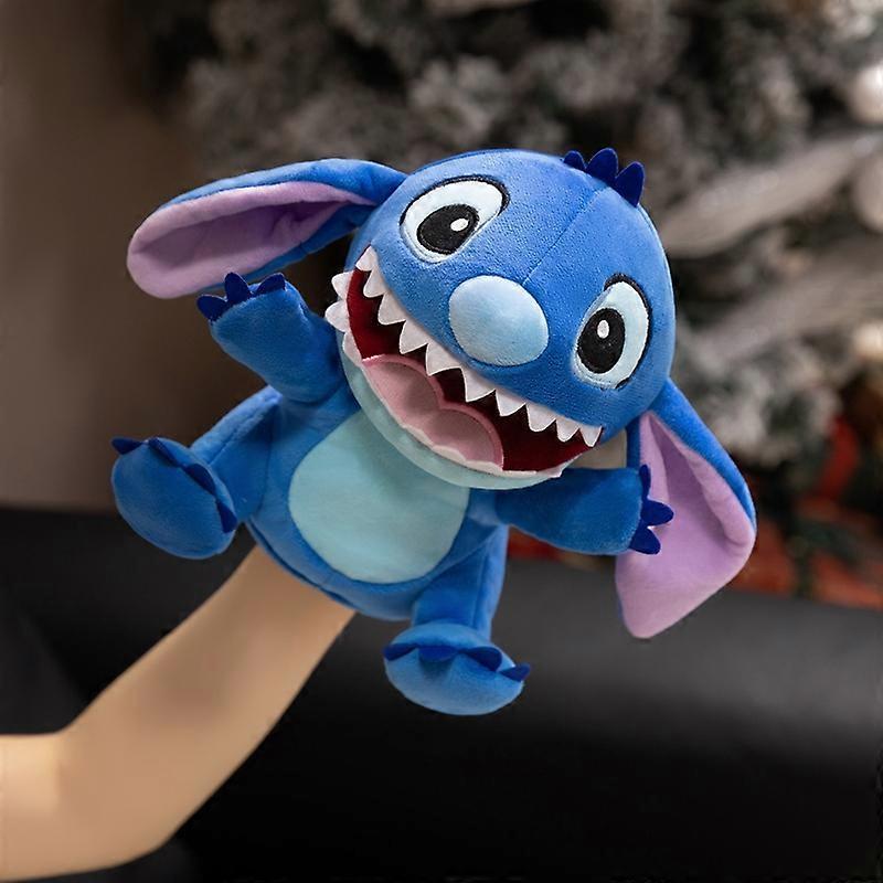 Cute Stitch Hand Puppet Lovely Stuffed Anime Stitch Lilo & Stitch Parent-child Game Doll Angel Appease Toys Birthday Gifts