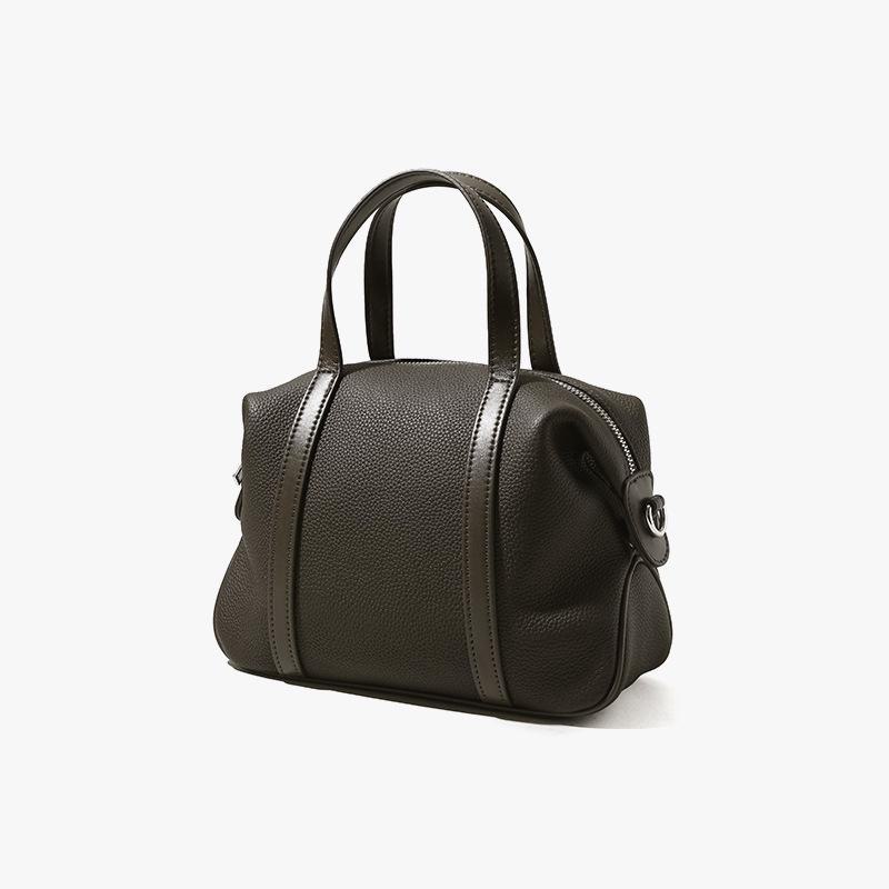 

Women s Large Capacity Genuine Leather Crossbody Tote Handbag ебеновий