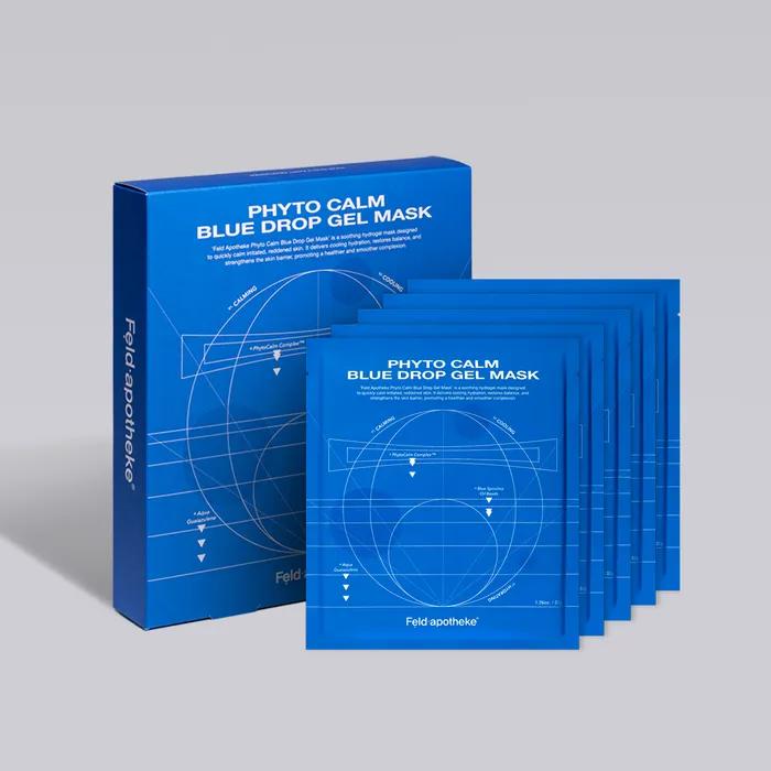 [Collagen, Rapid Soothing] Phytocalm Blue Drop Gel Mask 1 BOX (5 Sheets)