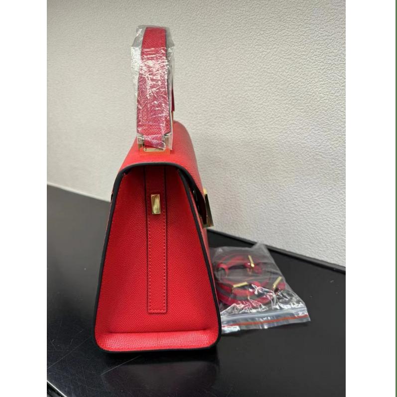 Geantă nouă de damă din piele de înaltă calitate cu model de palmier, piele, cataramă dreptunghiulară, clapă cu închidere, geantă de mână pentru femei, geantă mică de umăr/crossbody