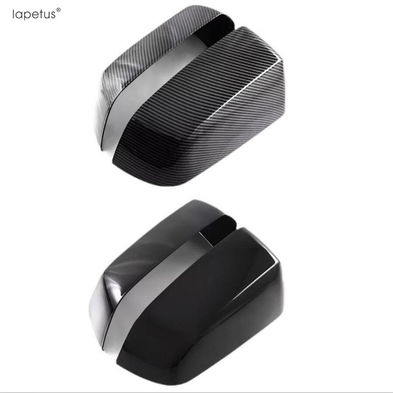 Door Handle Bowl / Rearview Mirror Shell Decoration Cover Trim For Ford Ranger  2024 2025 Carbon Fiber Exterior Accessories
