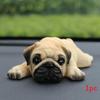 Resin Animal Pug Craft Small Dog Ornament For Party And Holiday Ideas Gift