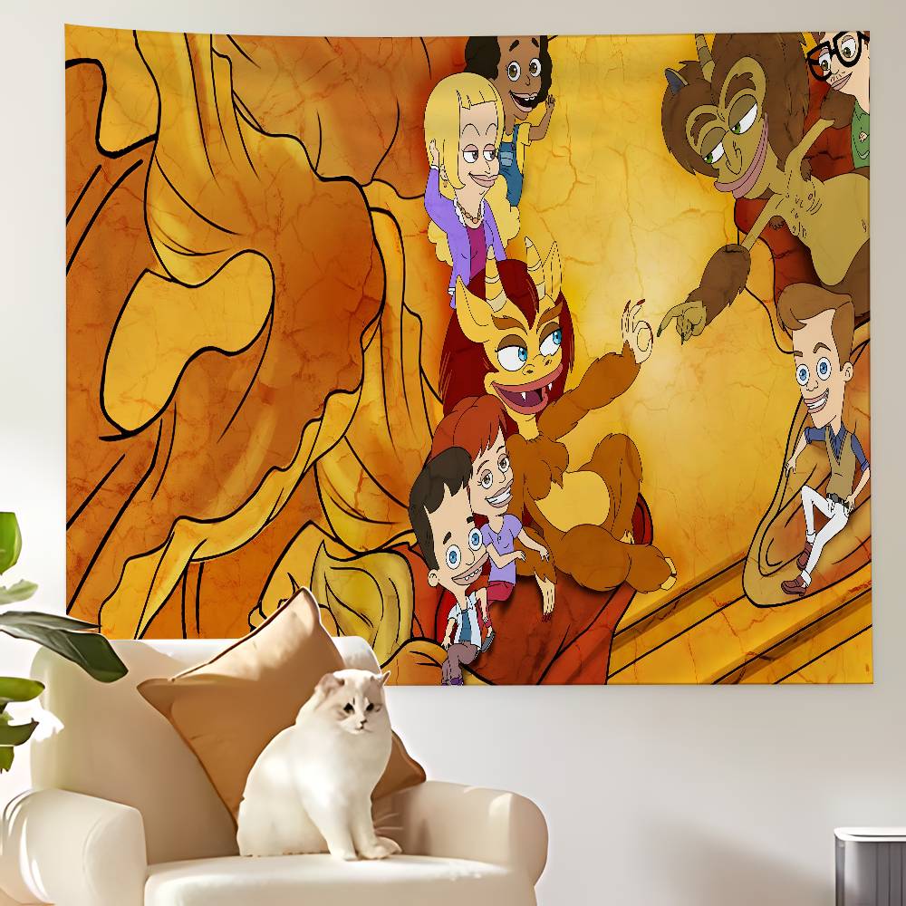 BBig Mouth Cartoon Tapestry Customizable Tapestries Of Various Styleswall Hangings Celebrity Photo Printingwall Hangings