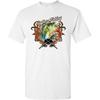 Big Bass Fishing T-Shirt Living The Reel Life Fisherman Spinning Mens Tee Shirt