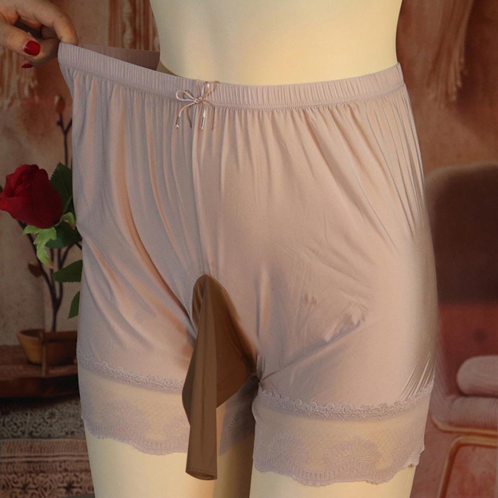 Middle Waist Men Underwear Panties Pouch See-Through