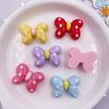 12PCS Mix Resin Kawaii Colorful Wave Point Bowknot Flat Back Cabochon Stone Scrapbook DIY Home Decor Figurine Crafts Accessories
