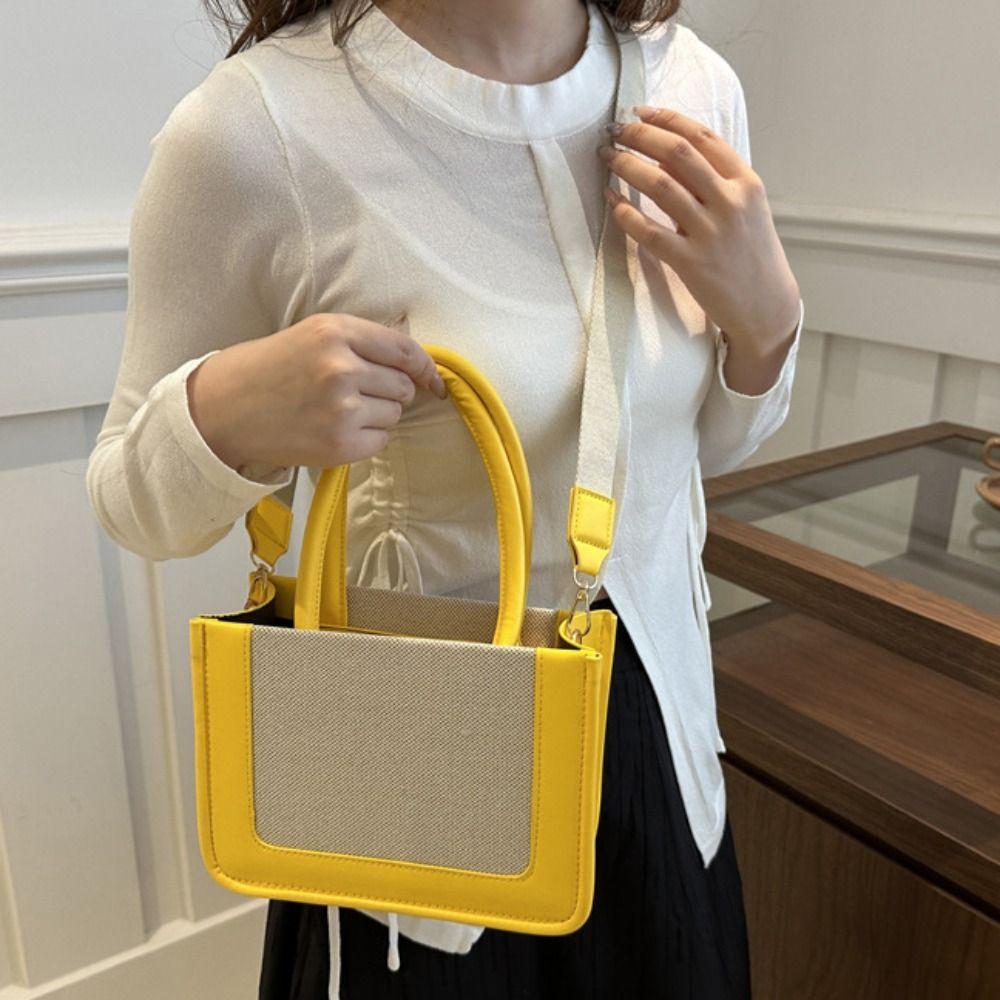 

Elegant Woven Shoulder Bag Top-Handle Grass Woven Crossbody Bag Beach Splicing Color Handbag Women темно-зелений колір