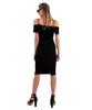 GREEDILOUS Asymmetrical Puff Sleeve Dress