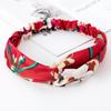Hair Accessories Retro Wide-Brimmed Cross Headband Elastic Headband
