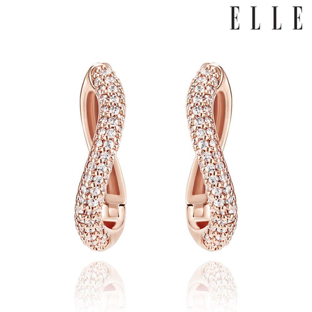[Elle Jewelry] 14K Gf S-Line Earrings Elgpee462