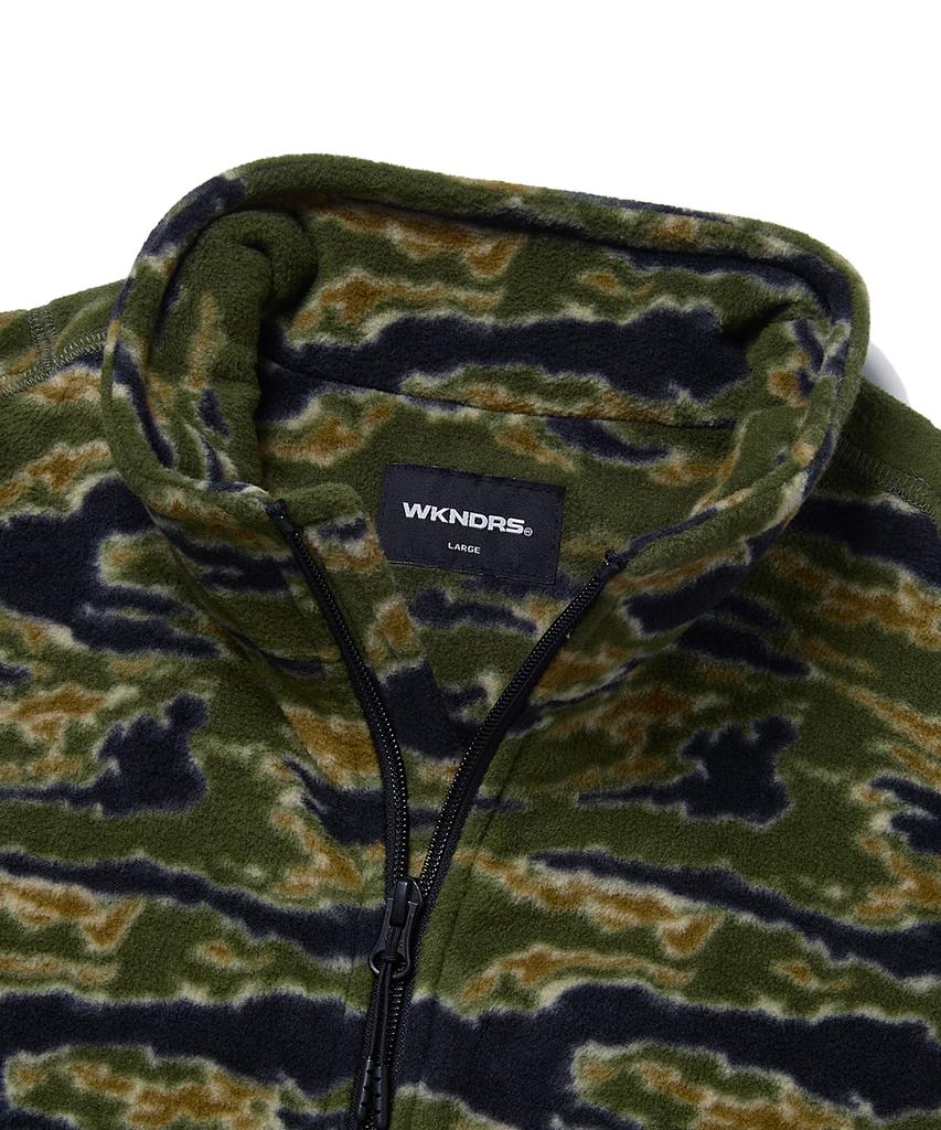 Wkndrs Camo Fleece Zipup Jk (Camo)