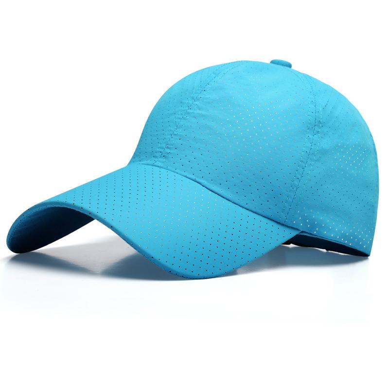 

Lightweight Baseball Cap for Men Women Breathable Mesh Quick Dry Hat UV Protection Summer Sports Sun Cap Adjustable&Adult небо синє кольору