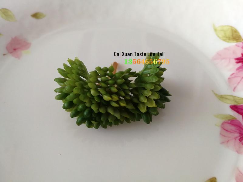 Purple Cymbidium Orchid Silk Flower Decoration Blossom