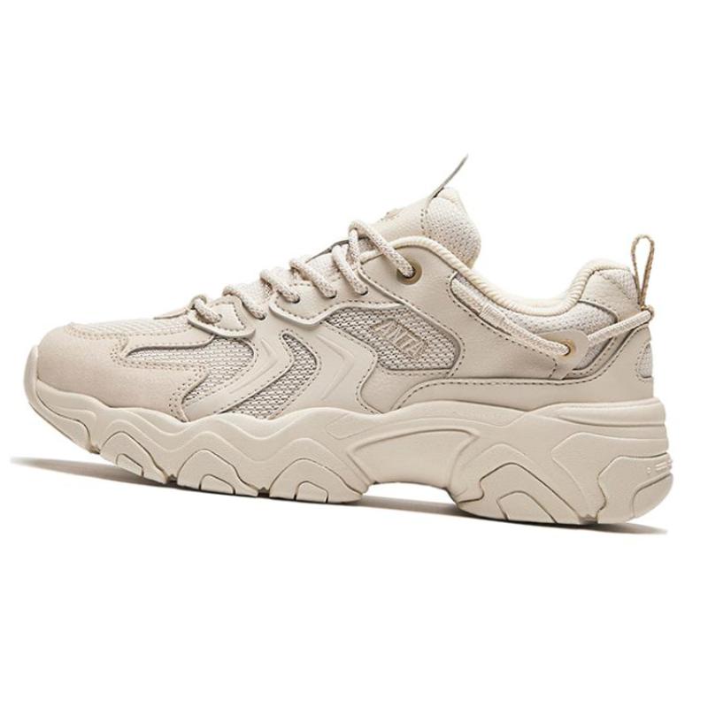 Anta Abrasion Resistant Low Top Casual Shoes Women's Chalk Sneakers 922348839-3