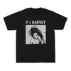 PJ Harvey Koszulka Rid of Me Indie Rock Singer John Parish Kate Bush Nadruk Krótki Rękaw Nadrukowana Koszulka Y2K Top