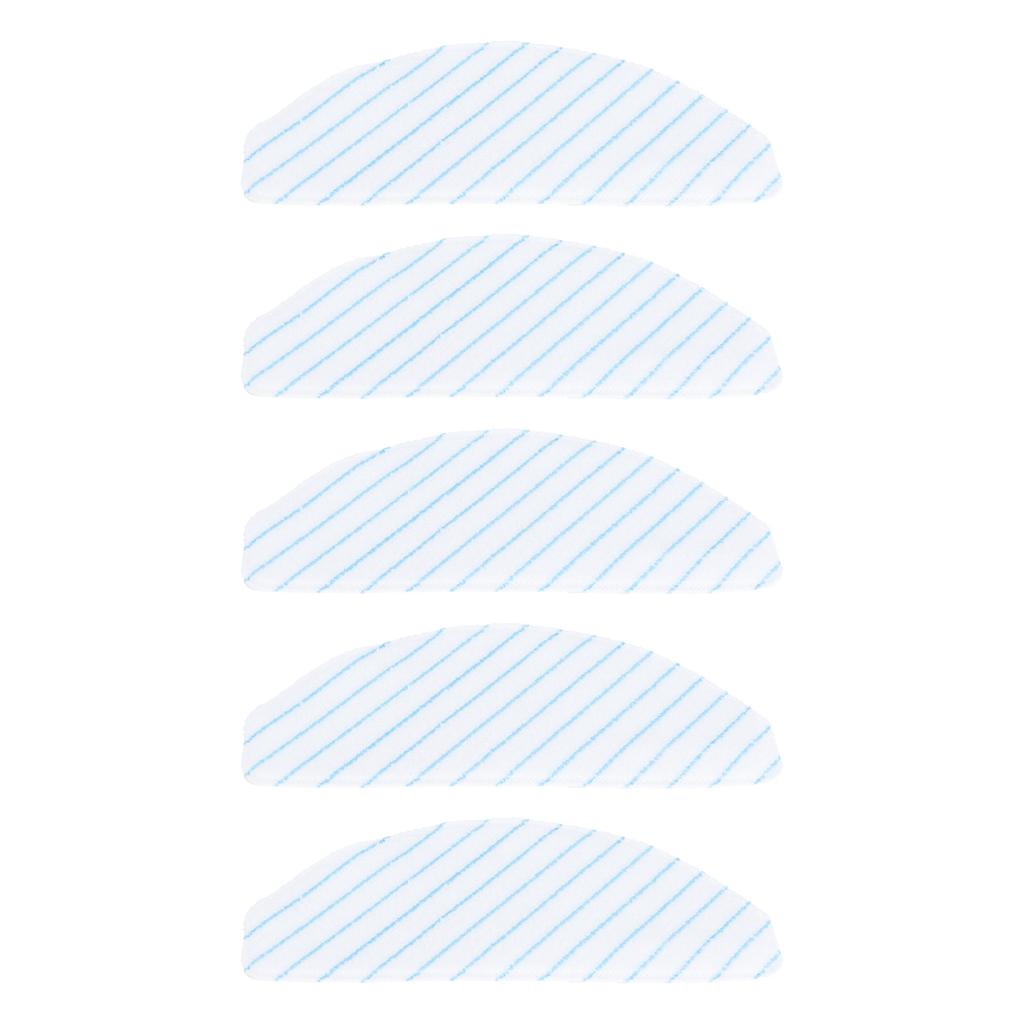 5PCS Sweeper Mop Cloth Fiber Cloth Replacement Fit for T9AIVI AIVI+ Robot Vacuum Cleaner