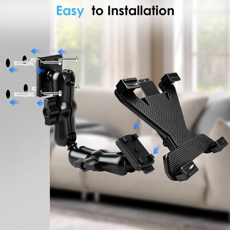 Adjustable 360° Rotation Tablet Mount Multi-Scenario Dashboard Wall Desk Holder for Galaxy Tab Truck Office Use