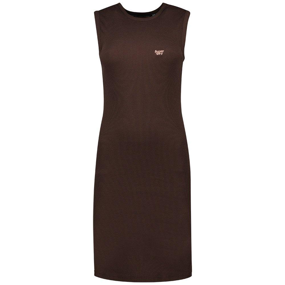 Superdry Damen Braun Eng Anliegendes Kleid Für - Bild 2