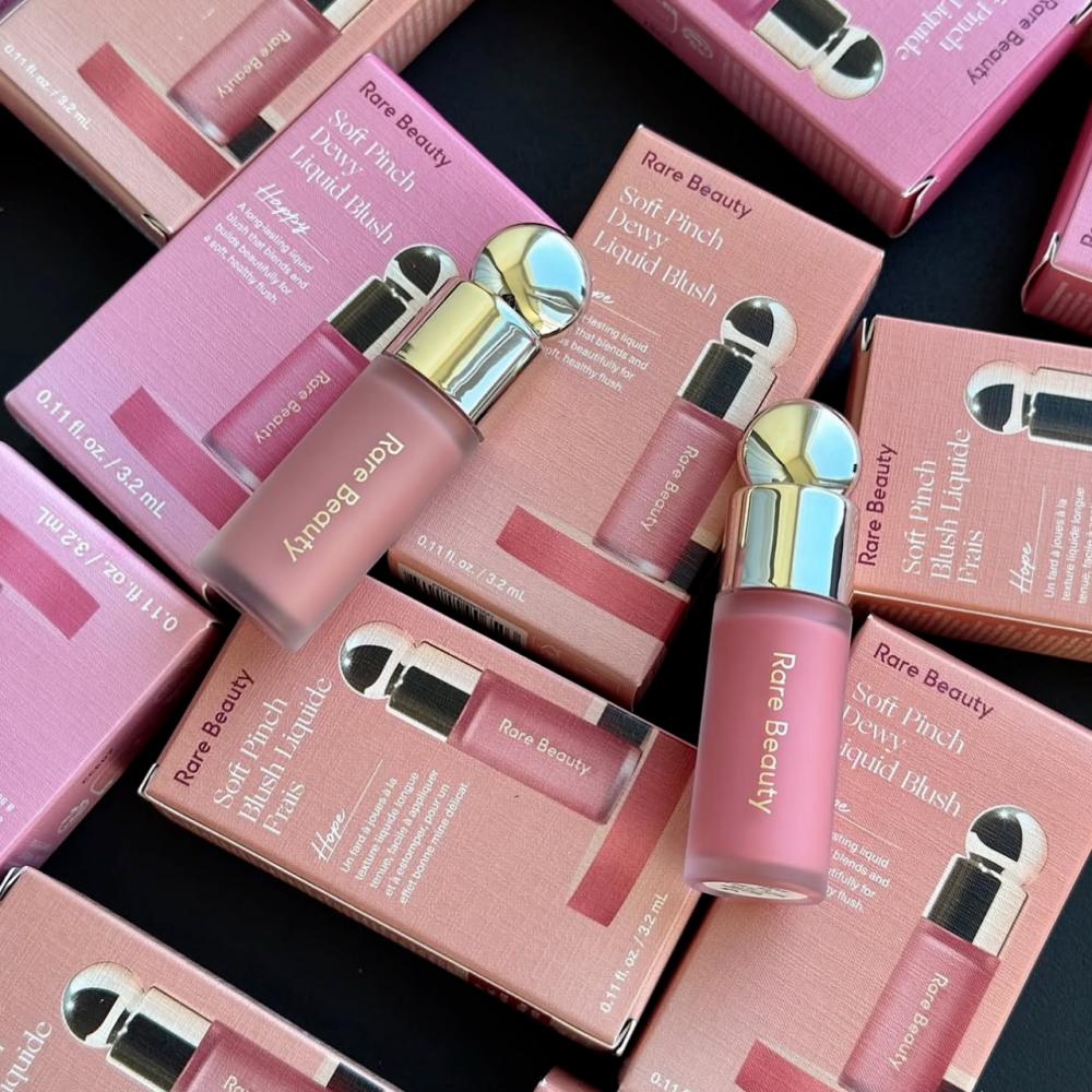 Rara beleza batom blush creme Grace blush líquido à prova d'água Mositure contorno facial sombra blush líquido maquiagem rechonchudo