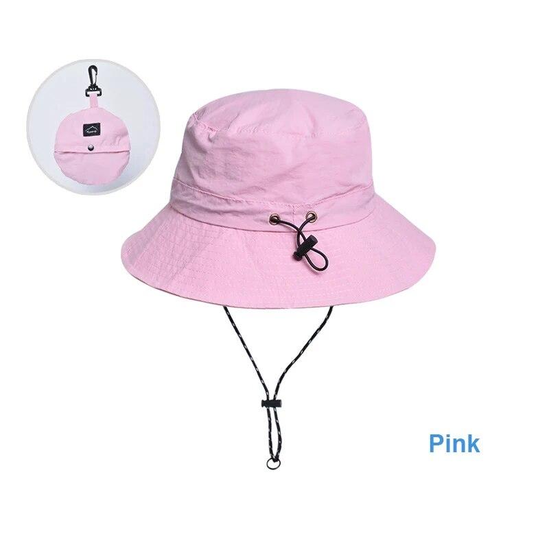 Outdoor Waterproof Bucket Hats Men Women Foldable Fisherman Hat Sun Protection Hat Boonie Hat Camping Hiking Garden Safari Beach