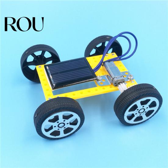 Educational Solar Power Toy Kid-safe Teamwork Ability Plastic Solarpowered Projects Kit for Family