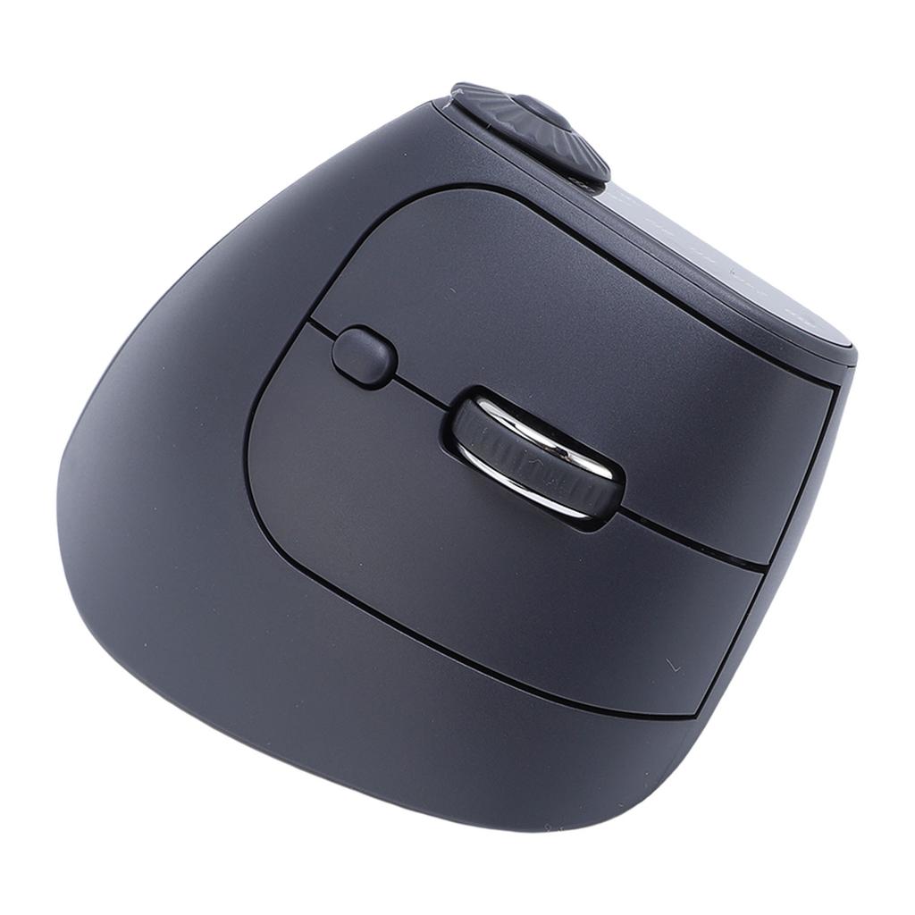 Ergonomic Vertical Wireless Mouse Bluetooth and 2.4GHz Dual Mode Adjustable DPI Rechargeable Silent
