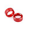 2PCS Red Multimedia Ridio Switch Button Cover For Subaru BRZ GR86 -