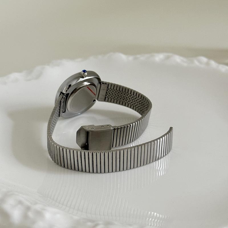 Women'S Watch, Original Korean Style, Simple Steel Strap, Elegant Design, Perfect Gift For Ladies, High-Quality Luxury Watch.