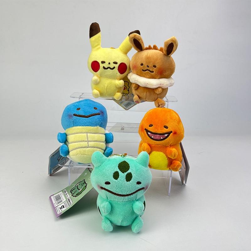 Bulbasaur Squirtle Pikachu Charmander Eevee Pluszowa Zawieszka Brelok