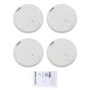 4 Packs BT Tracker for Phone Bags Keys, Find Lost Items with Two Way Search, Auto Alarm, Lightweight Anti Loss Device