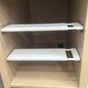 Extensible Wardrobe Storage Dividers Non Perforated Locker Storage Rack Closet Tension Shelf  Home