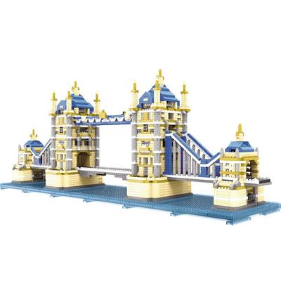 Frandi Nanoblock Landmark Veľká budova London Bridge SM9919, zmiešané farby, kórejské obľúbené hračky