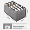Jeans and Clothing Storage Box With Compartments
