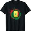 Proud Heritage Senegal Flag Soccer Ball T-Shirt
