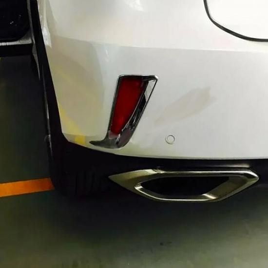 Chrome Rear Fog Light Lamp Cover Mould Trims For Lexus RX 2016- Accessories