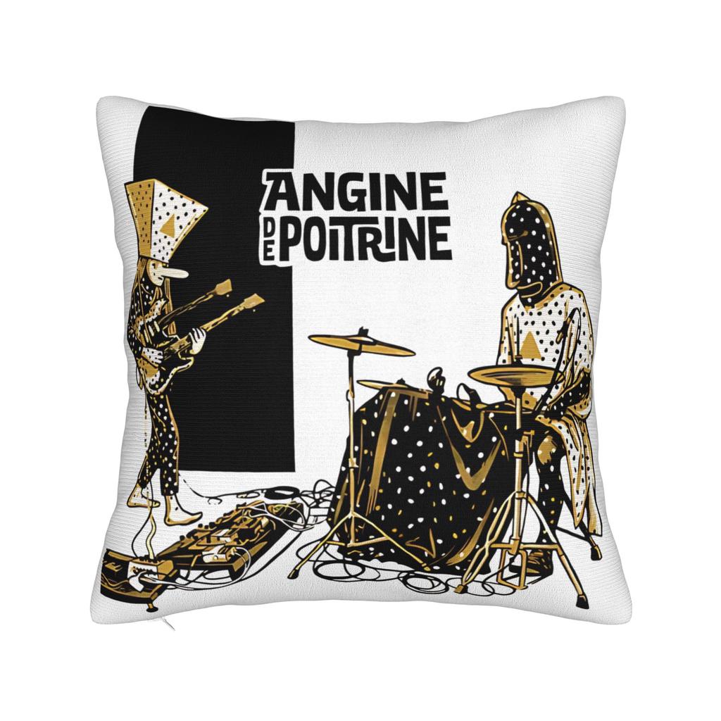 Metal Angine de Poitrine Rock Music Square Pillowcases Polyester Home Cushion Case Creative Decorative Pillow Cover