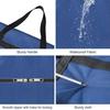 3x85 l sac de rangement sous lit pliable grande organiseur sac de rangement vetement, sac pour couette, couvertures(72x46x26, bleu l
