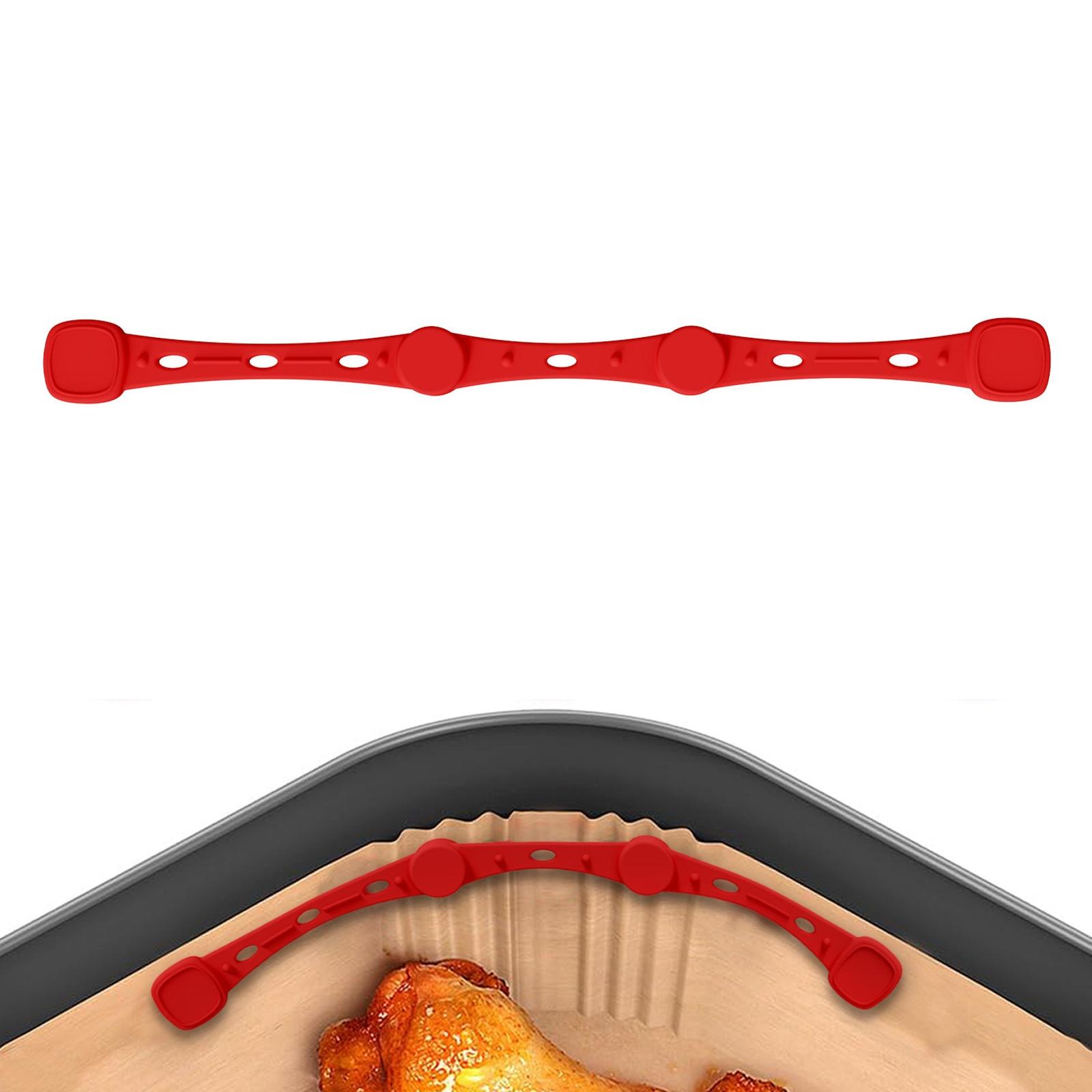

Fryer Magnetic Silicone Clips, Heat Resistant Food Grade Magnetic Fixator for Parchment Paper Liners one size