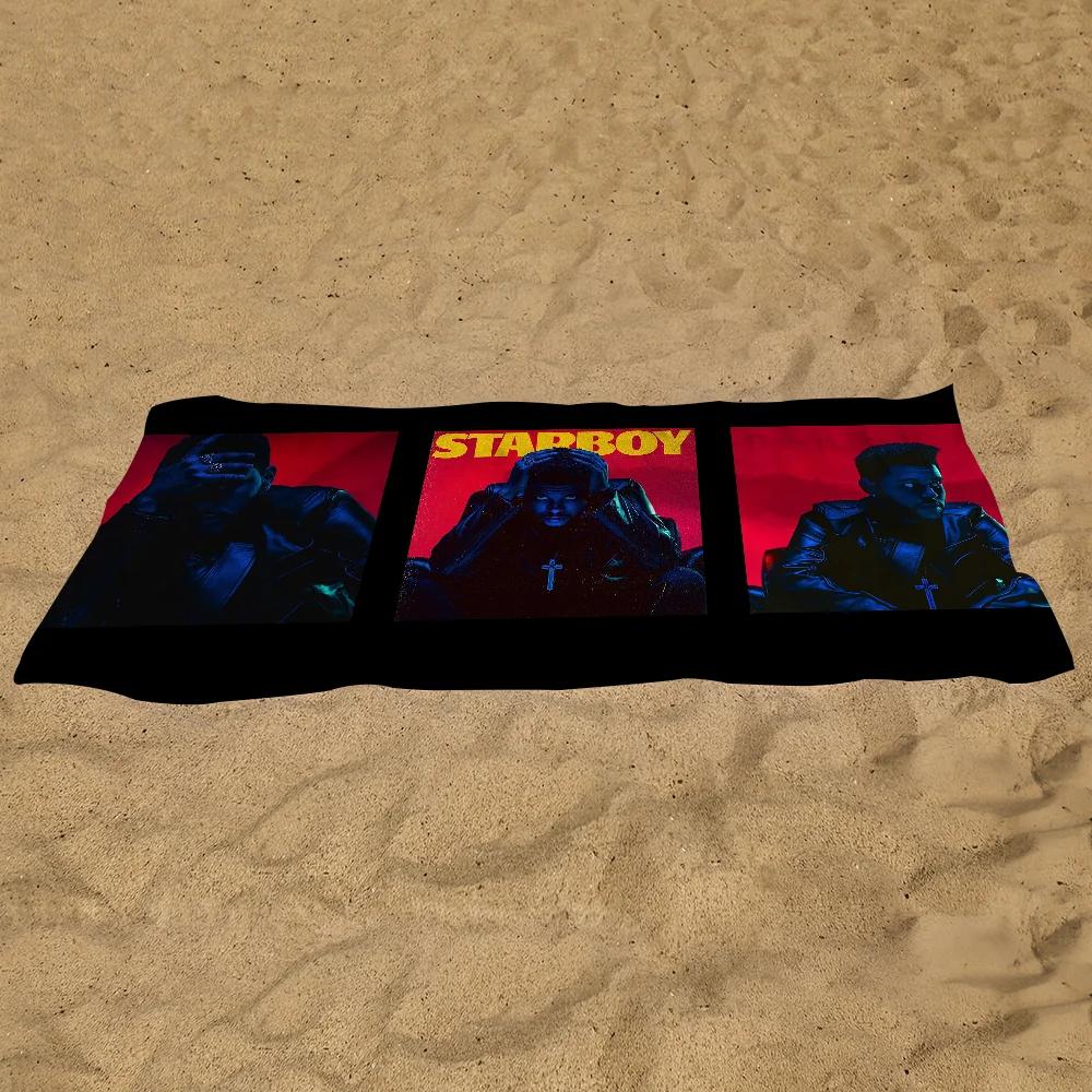 The Weeknd Singer Towel Pool Beach Towel Portable Quick Fast Dry Sand Outdoor Travel Swim Blanket Thin Mat Bath Towel