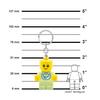 IQ Iconic Baby Keychain LED Keychain Light Building Blocks Toy Doll with Movable Joints Mini Figure