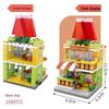 6-in-1 Kids' Building Block Set: Train, Robot, Tank, Police - Compatible Blocks for Boys & Girls