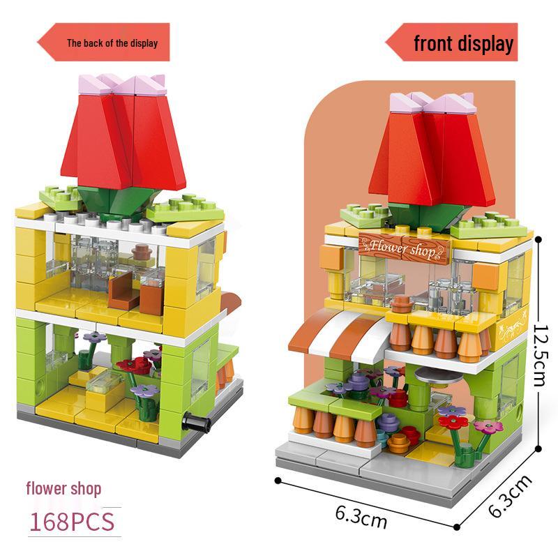6-in-1 Kids' Building Block Set: Train, Robot, Tank, Police - Compatible Blocks for Boys & Girls
