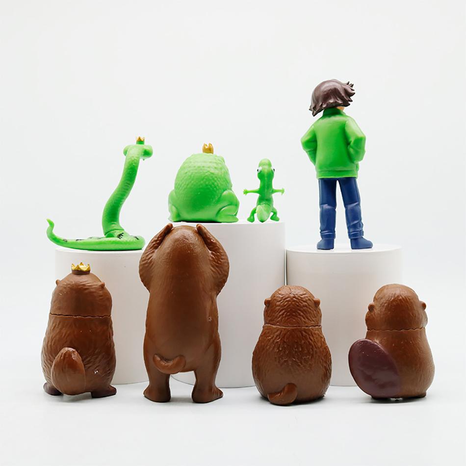 In stock  Beaver Transformation Plan Series  Figure Hoppers Action Figure Movie Model Toys Kids Gift Backpack decoration