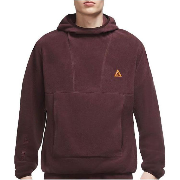 

Мужская однотонная флисовая толстовка с капюшоном Nike ACG Polartec Wolf Tree, темно-фиолетовая CV0643-643 S
