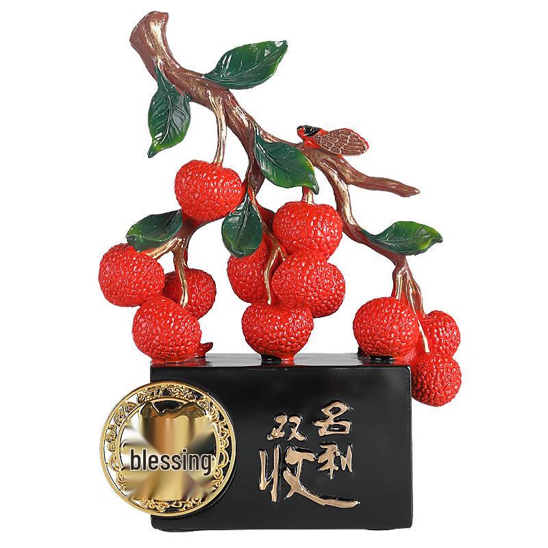 TLAKEHO Auspicious Fame and Fortune Resin Ornament